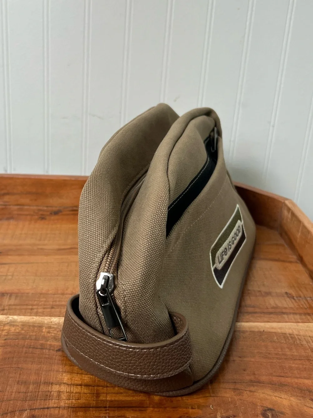 New Life is Good Toiletries Dopp Bag